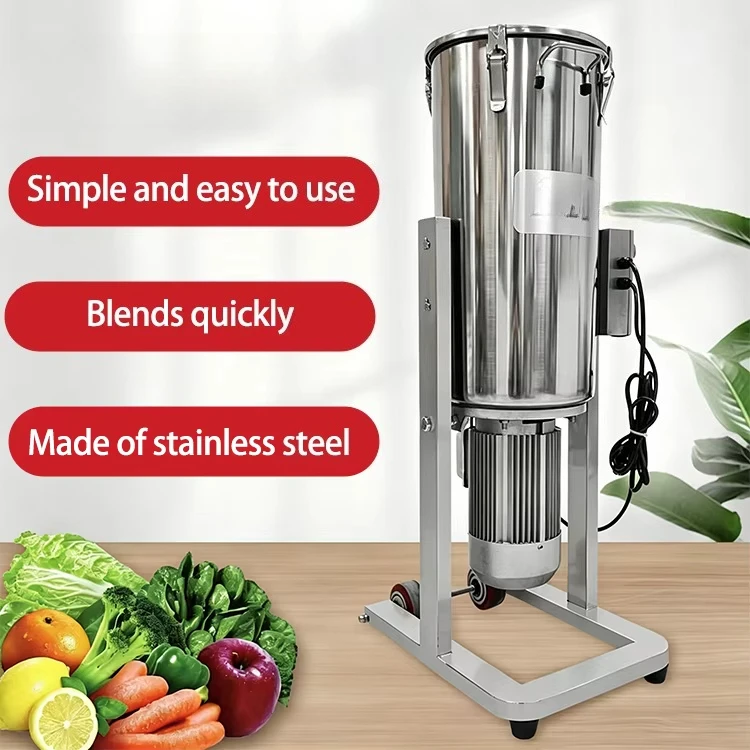 Industrial Food Pulping Machine, High Efficiency Multifunctional Beater Blender Grinder Mixer for Commercial Food Processing