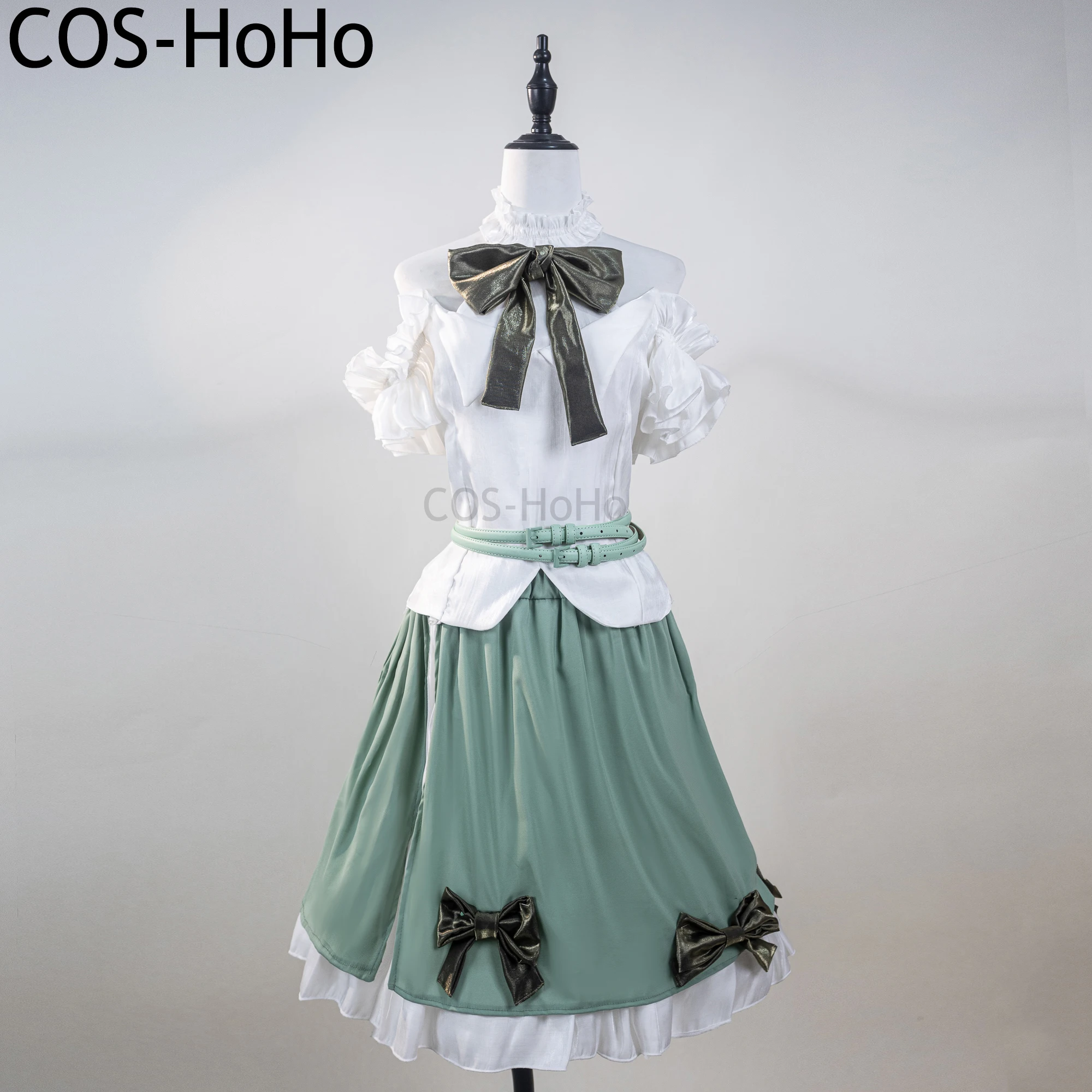 COS-HoHo Wuthering Waves Jinhsi Game Suit Gorgeous Lovely Uniform Cosplay Costume Halloween Party Role Play Outfit Women