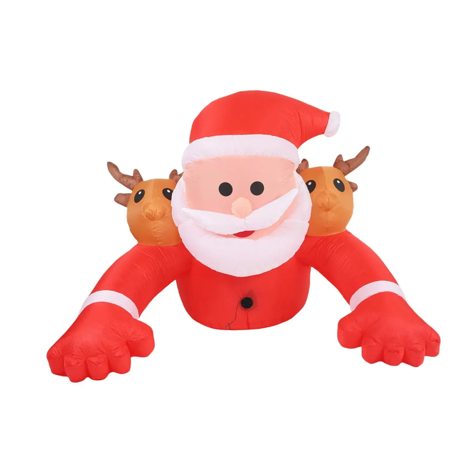 

Рождественские надувные украшения Санта-Клауса, праздничное украшение, большое надувное уличное украшение для фестиваля, заднего двора