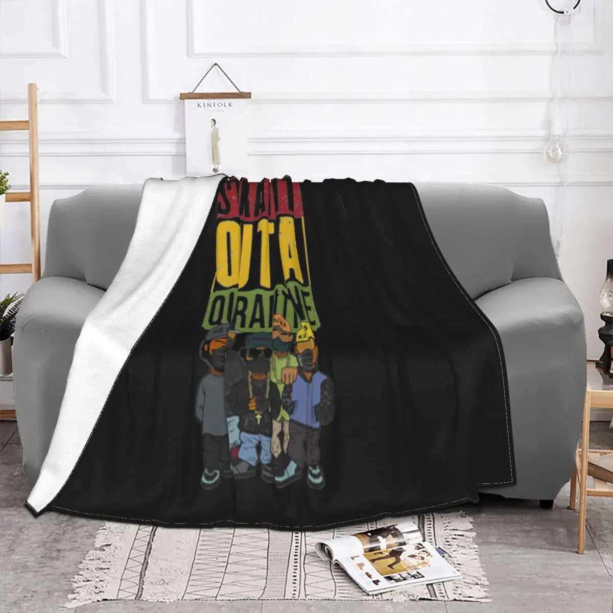 Straight Outta Quarantine Ice Cube Nwa Compton Kings Design Movie Western Style Many Colors Throw Blanket