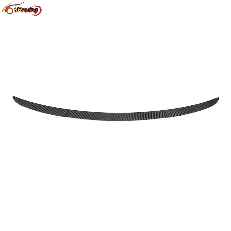 مناسبة لـ VS Style ألياف الكربون الخلفي الجذع الشفاه الذيل الجناح Ducktail المفسد لسيارات BMW 4 Series G26 4-Door 2021+