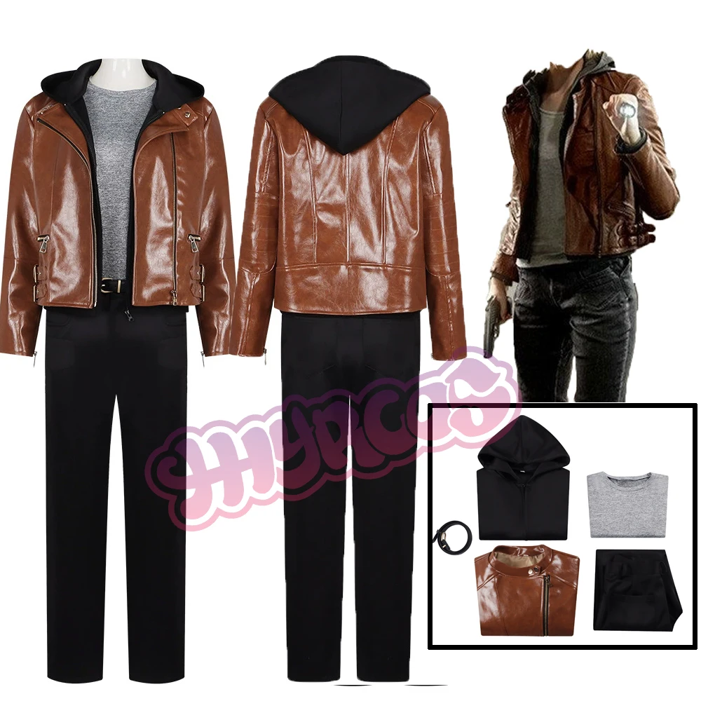 

5PCS GGrace AAshcroft Cosplay Costume Women Hoodie Coat Pants Full Set Casual Uniform Daily Clothes Halloween Accessories