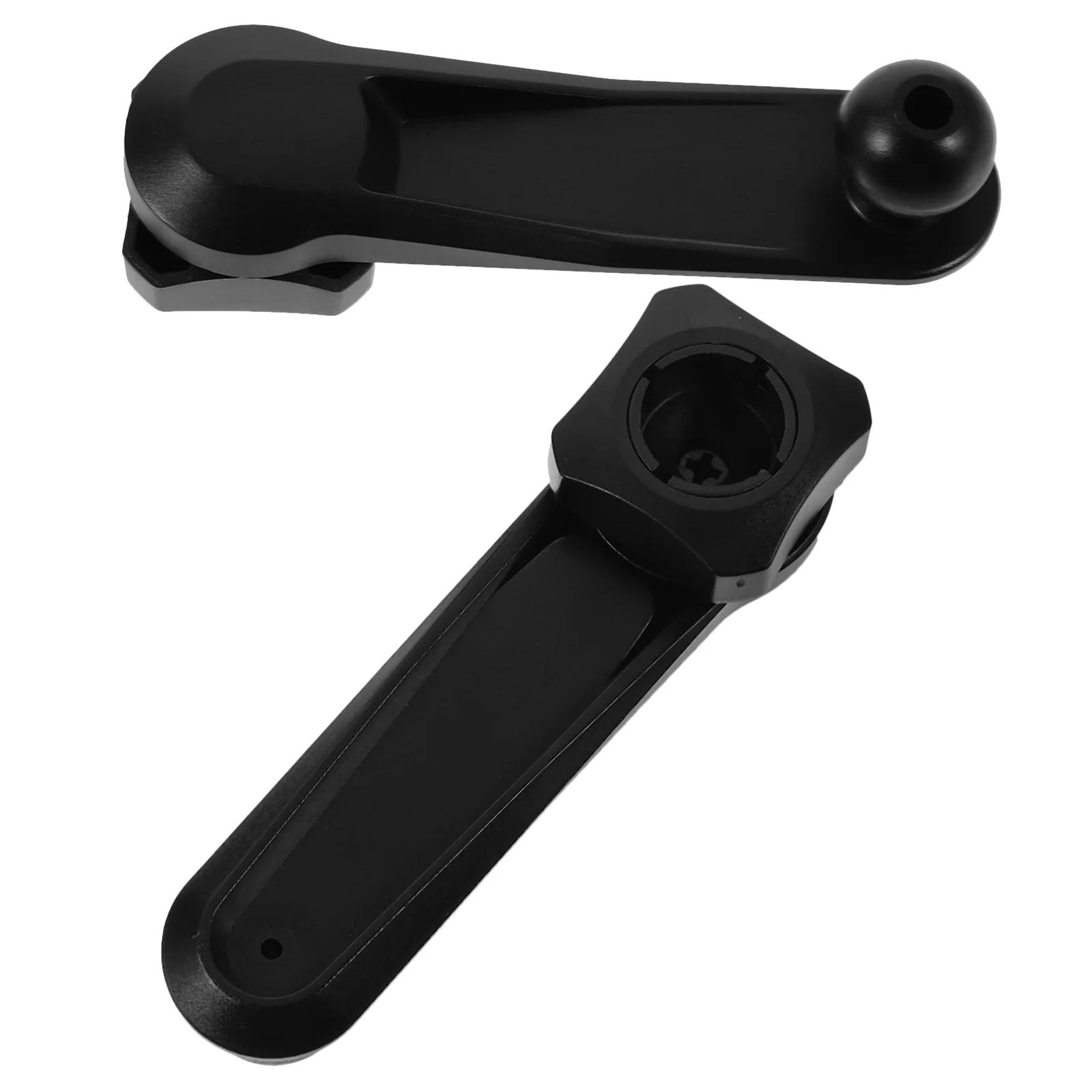 2 Pcs Adapter Shopping Black Phone Ball Mount Joint Head Plastic Suction Bracket