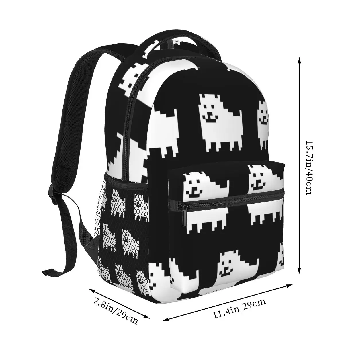 Undertale Annoying Dog Backpack Student Boys Girls BookBag Children School Bag Computer Shoulder Bags for Men Women