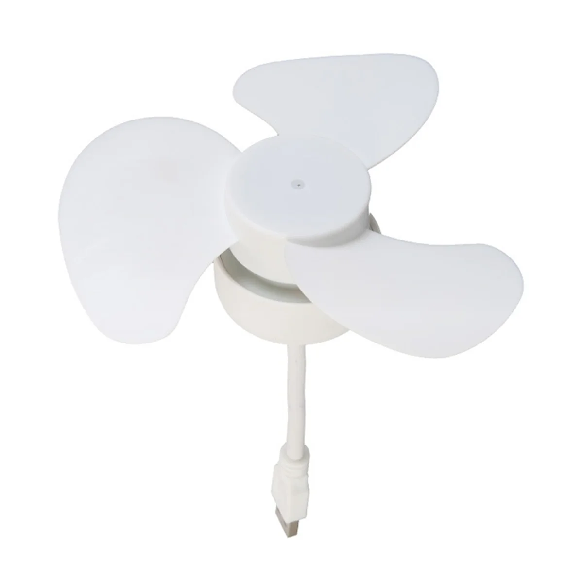 USB Fan DC5V Ceiling Fan 360 Degree Adjustment Low Noise Electric Fan Indoor Cooling Fan for Notebook