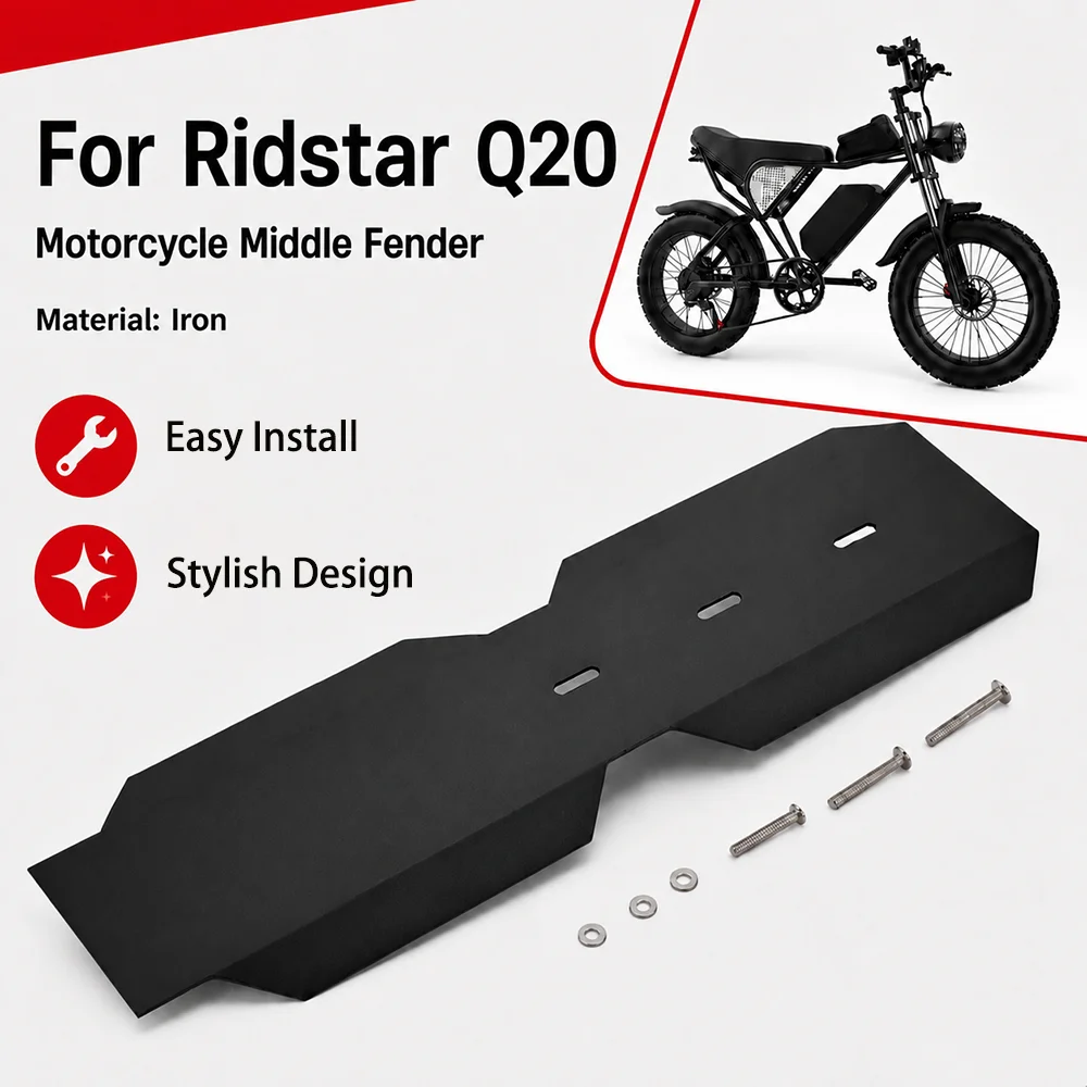 AliExpress JFGRACING Motorcycle For Ridstar Q20 YVY C20 Middle Mudguard Fender Cover Mudguard Splash Guard Protector Electric Dirt Bike Parts Ebikes