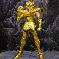 In Stock CS Model Saint Seiya Myth Cloth EX Leo Aiolia Gold Knights of the Zodiac Metal Armor Collecting Action Figure Toys