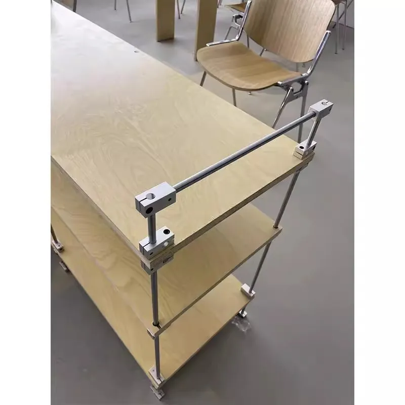 Nordic Ocean Board Floor Display Stand Studio Creative Entrance Storage Rack