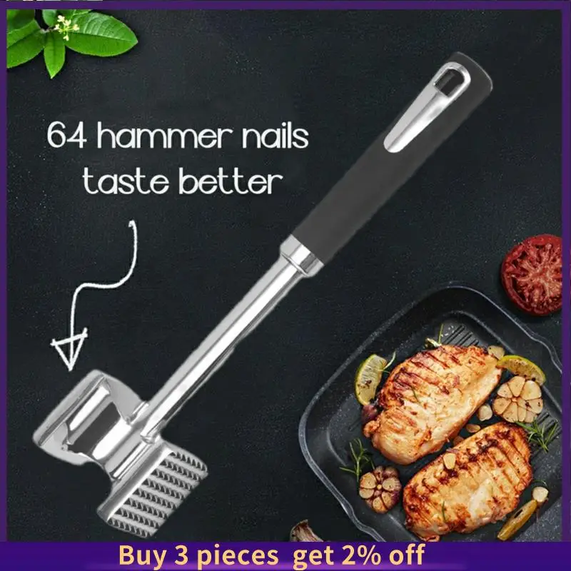 Gourmet Multi Sided Meat Tenderizer For Pounding Meats, Nuts, Shellfish, Hang Hole For Easy Storage, Hand Wash Easy To Use