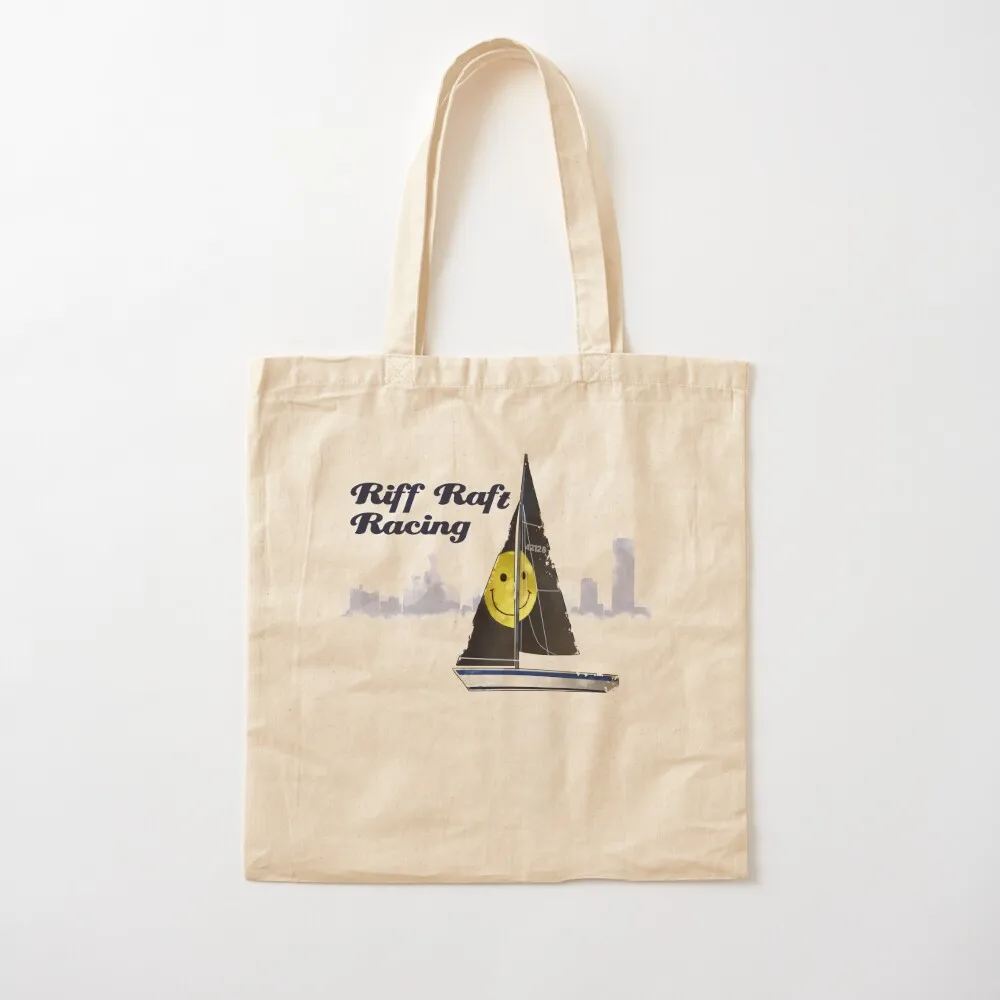 Riff Raft Racing Tote Bag tote women men custom reusable grocery bags