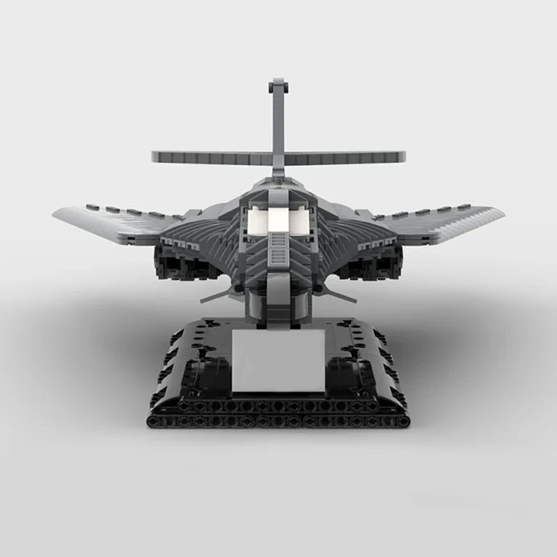 MOC Moderne Flugzeuge Maßstab 1:72 B-1B Lancer Supersonic Teppich Bombing Fighter Modell Montage Bausteine Spielzeug kinder Geschenk