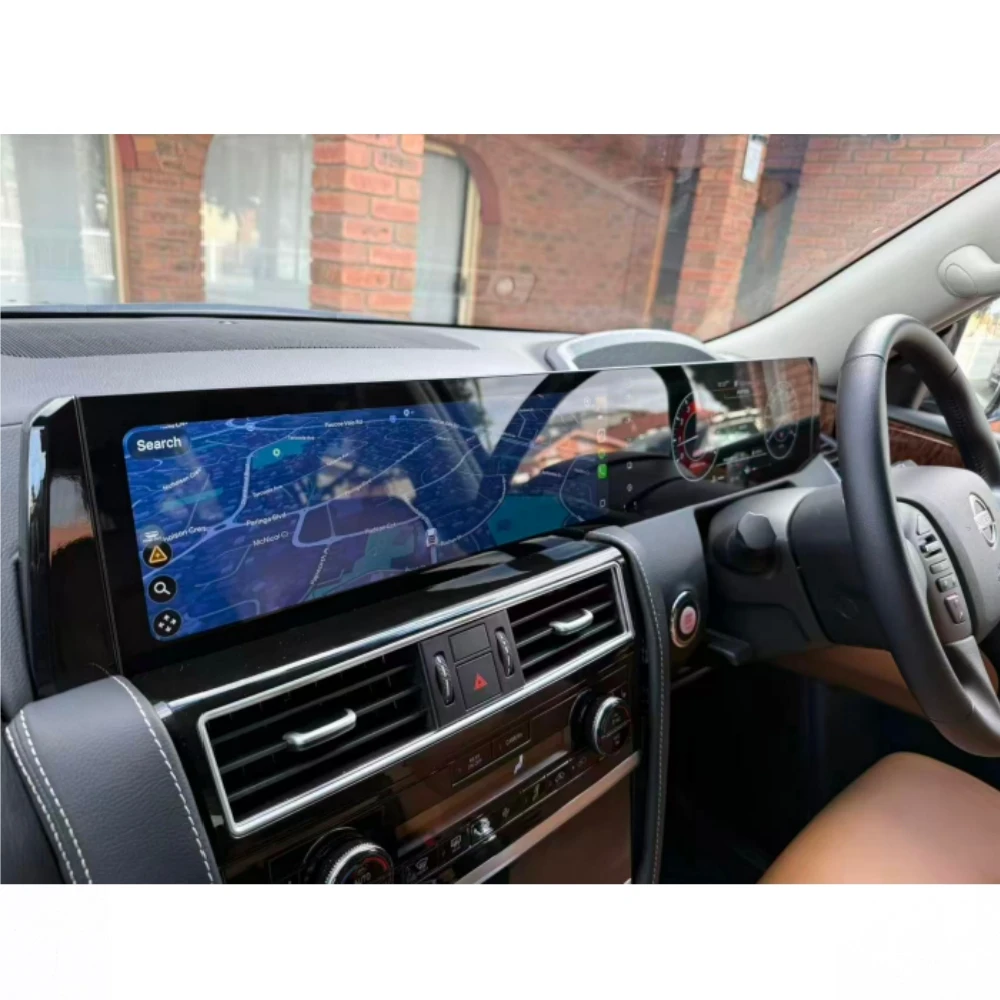 LCD Android Screen For Nissan Patrol Y62 Amada Upgrade Y63 Car Radio Multimedia Player Auto Radio Stereo GPS Head Unit Carplay