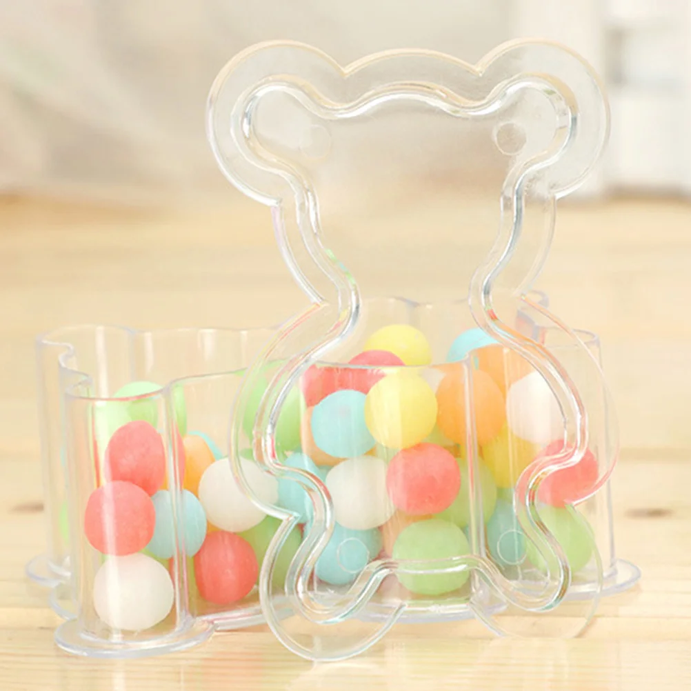 

8 Pcs Containers Candy Box Favor Boxes for Shower Accessories Plastic Clear Party