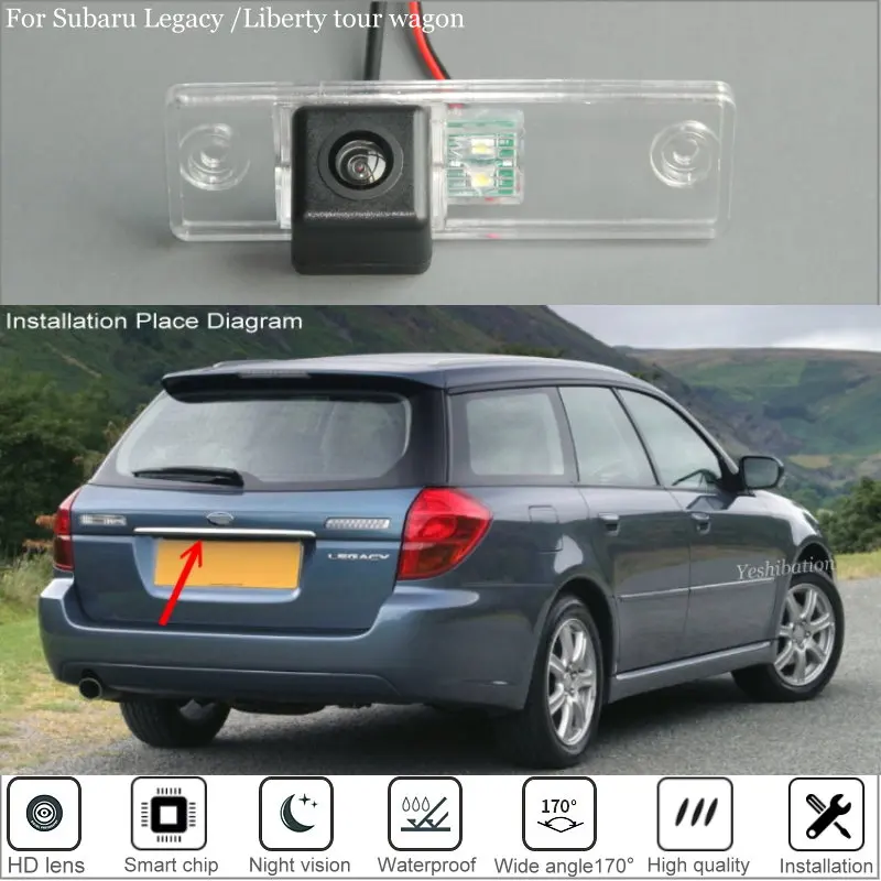 Car Rear View Camera For Subaru Legacy /Liberty tour wagon 2003~2009 Reversing Camera / HD CCD + High Quality Back Up Camera