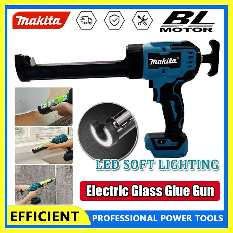 

Makita Cordless Electric Glue Gun Multifunctional Electric Caulking Gun Portable Glue Filling Sealing Power Tool Fit 18V Battery