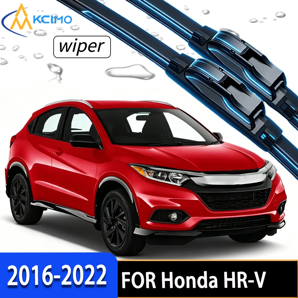

2Pcs Front Windshield Wiper Blades for Honda HR-V RU1-RU5 2016-2022, Premium Rubber for Clear Driving Visibility