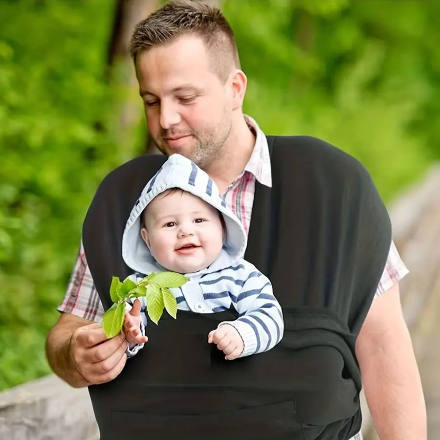 Correa envolvente estilo portabebés, mochila elástica para recién nacido, equipo de viaje multifuncional portátil y transpirable para niños