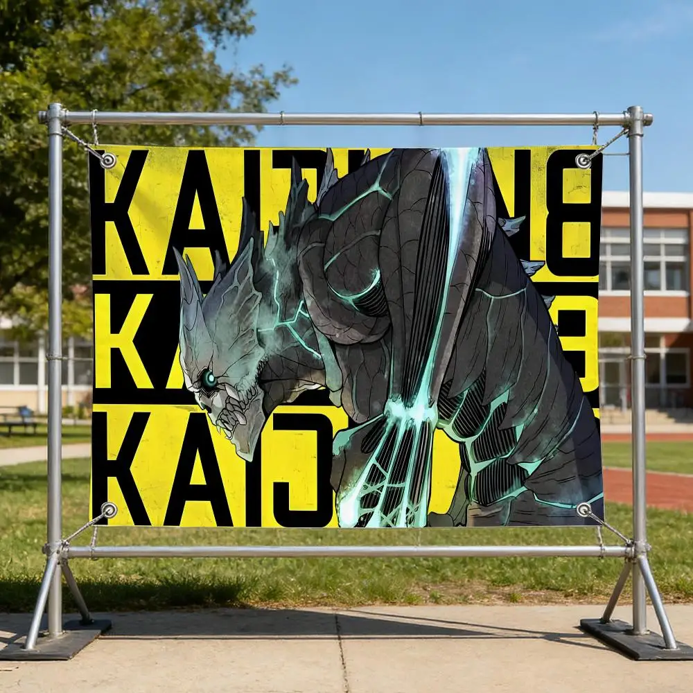 Anime Japanese Animated Kaiju No. 8 Flags Specialized for indoor and outdoor home decorations, outdoor camping, and bar parties