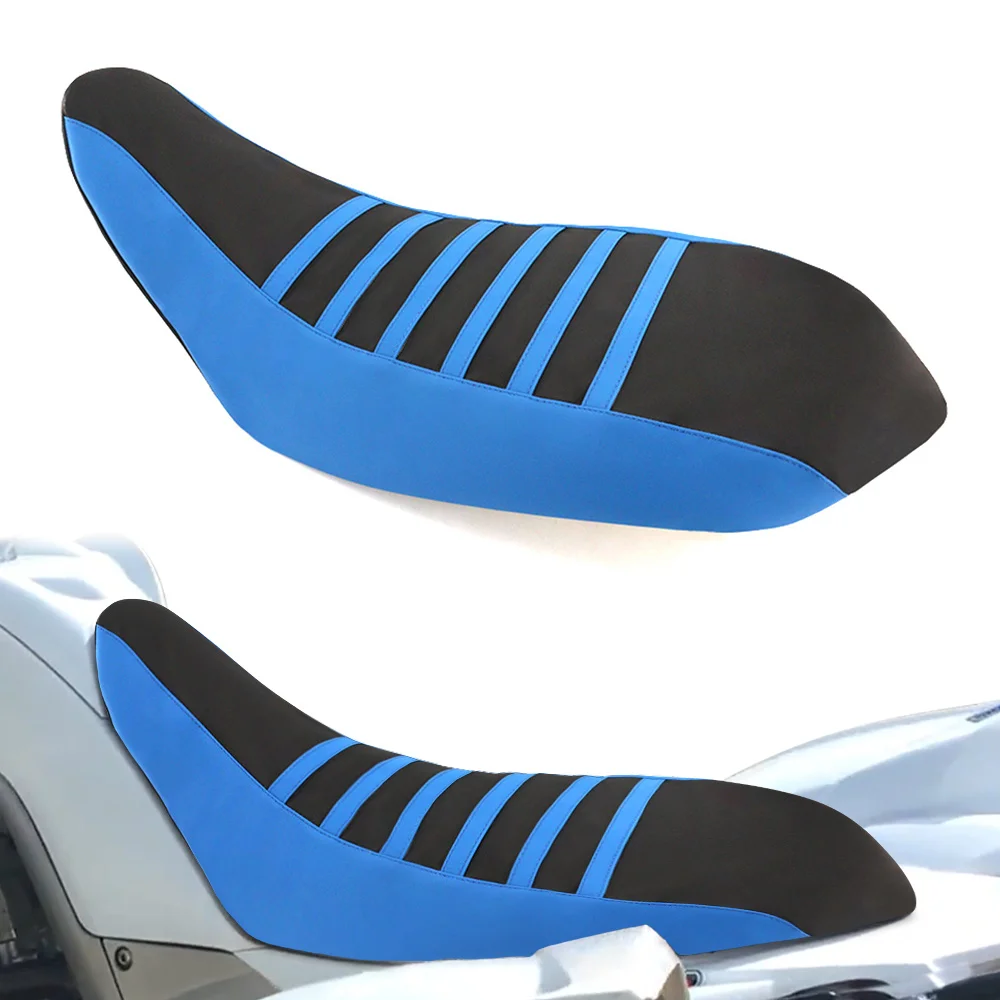 Motorcycle Non-Slip Seat Cover Fit For Yamaha Raptor 700 Raptor 700R 2006-2024 Striped Grip Gripper Seat Saddle Cushion Cover