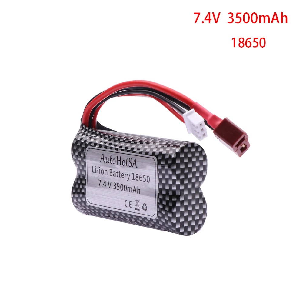 7.4V 3500mAh Lipo battery for Meizhi 2856 Wltoys 144001 12428 12423 12429 12401 12402A XINLEHONG 9125 RC truck cars toys parts