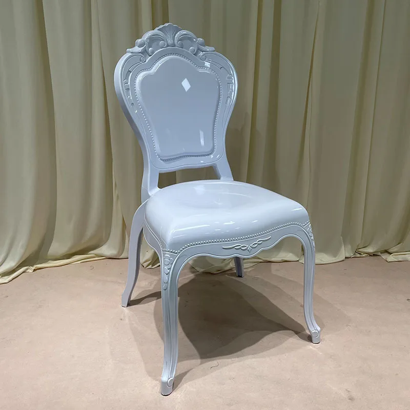 Nordic style pp plastic princess chair ghost stool makeup chair hotel banquet dining wedding theme wedding court