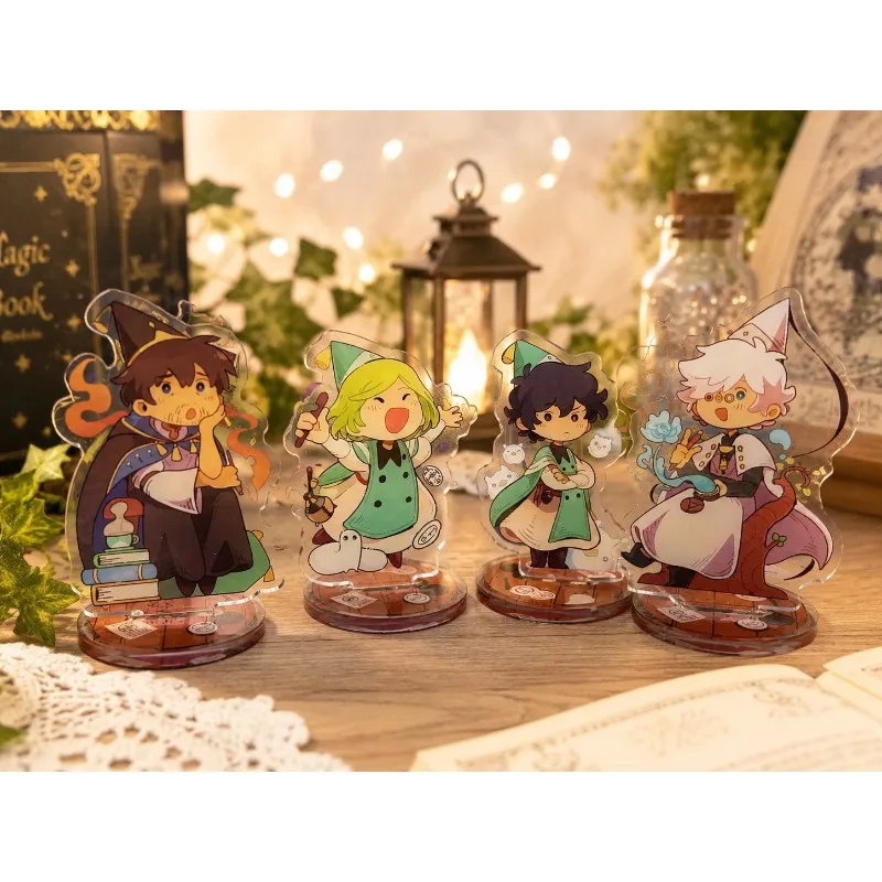 Standing Sign for Witch Hat Standee Olruggio Coco Agathe Acrylic Anime Cartoon DIY Collection Toys Gift for Friend Birthday Gift