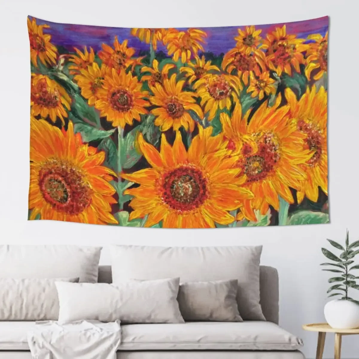 

Sunflower Field Tapestry Room Decoration Aesthetic Art Mural Tapestry