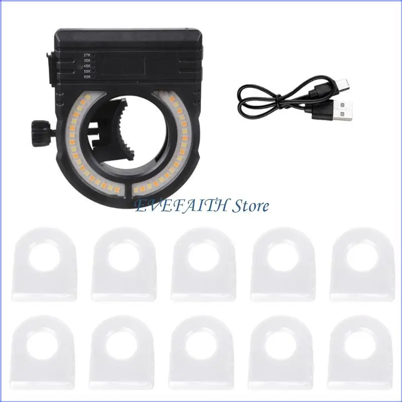 124B Bright LED 2700K-6500K Rechargeable Sprayer Guns Light for Automotive Repair