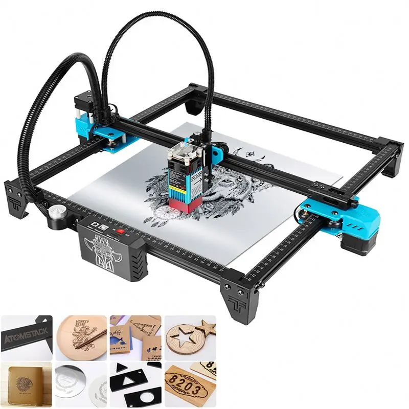 MI-HO Professional DIODE Laser Engraver Cut machine. cnc GRBL LiteFire for non-metallic 40W mini laser engraving machine