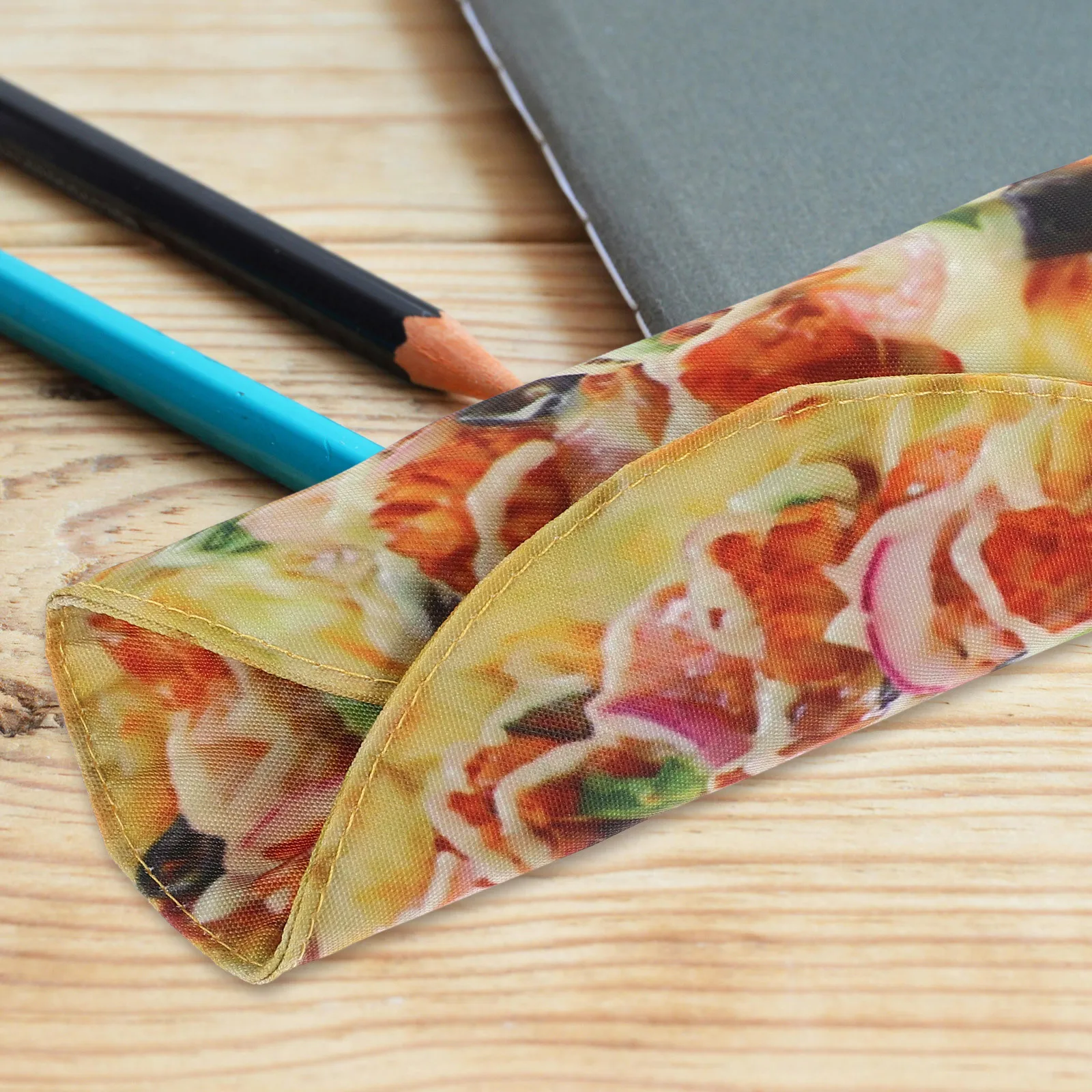 

Cute Pencil Holder Pizza Funny Case Kawaii Drawing Pencils Bag Marker Organizer
