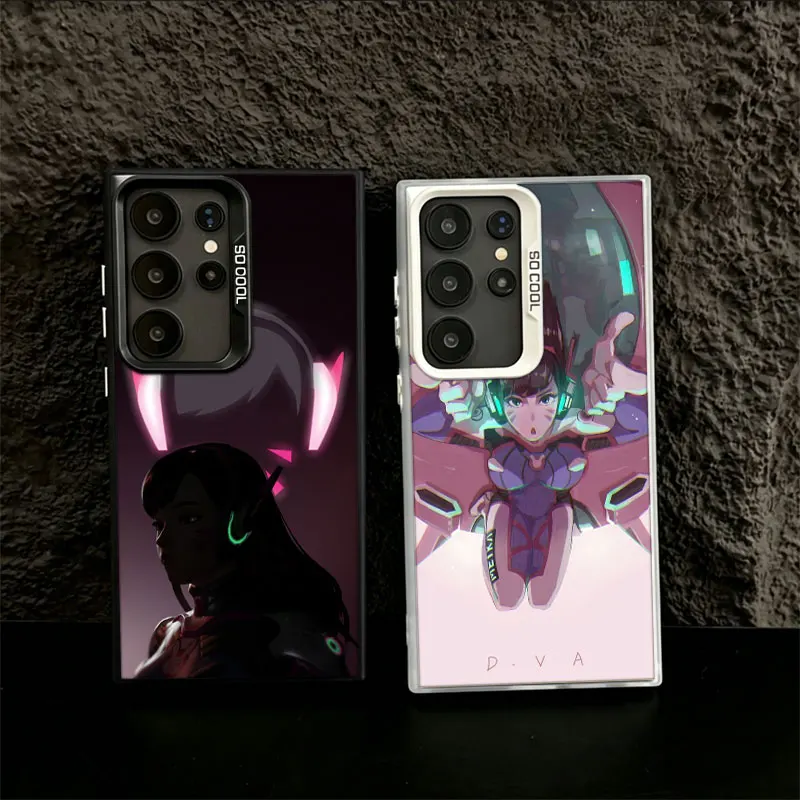 O-Overwatch Game Phone Case for Samsung S26 Ultra S25 Edge S24 FE S23 FE S22 Plus Galaxy S21 S20 Cover Back Anti-fall Pattern Co