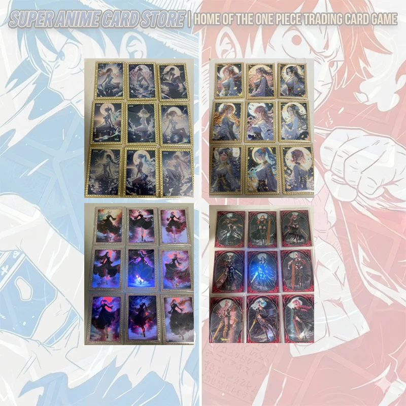 Japanese Anime ZL ONE PIECE Card Set Shirahoshi Vinsmoke Reiju Nefertari D. Vivi Nami Boa Hancock Nico Robin Collectible Cards