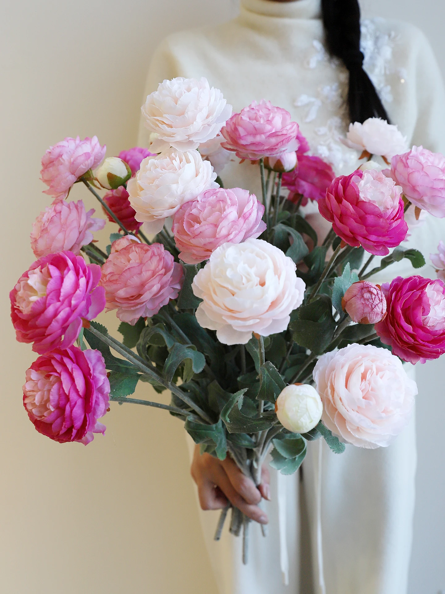 

Искусственные пионы Fuhana высокого качества для декора гостиной, дома, входной зоны, реквизит для фотосъемки, композиции из шелковых цветов