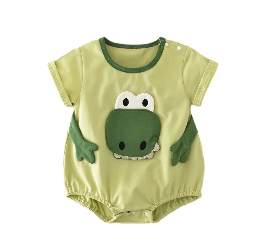 Summer Infant Baby Boys Girls Cute Dinosaur Romper Newborn Onesies Jumpsuit Outfit