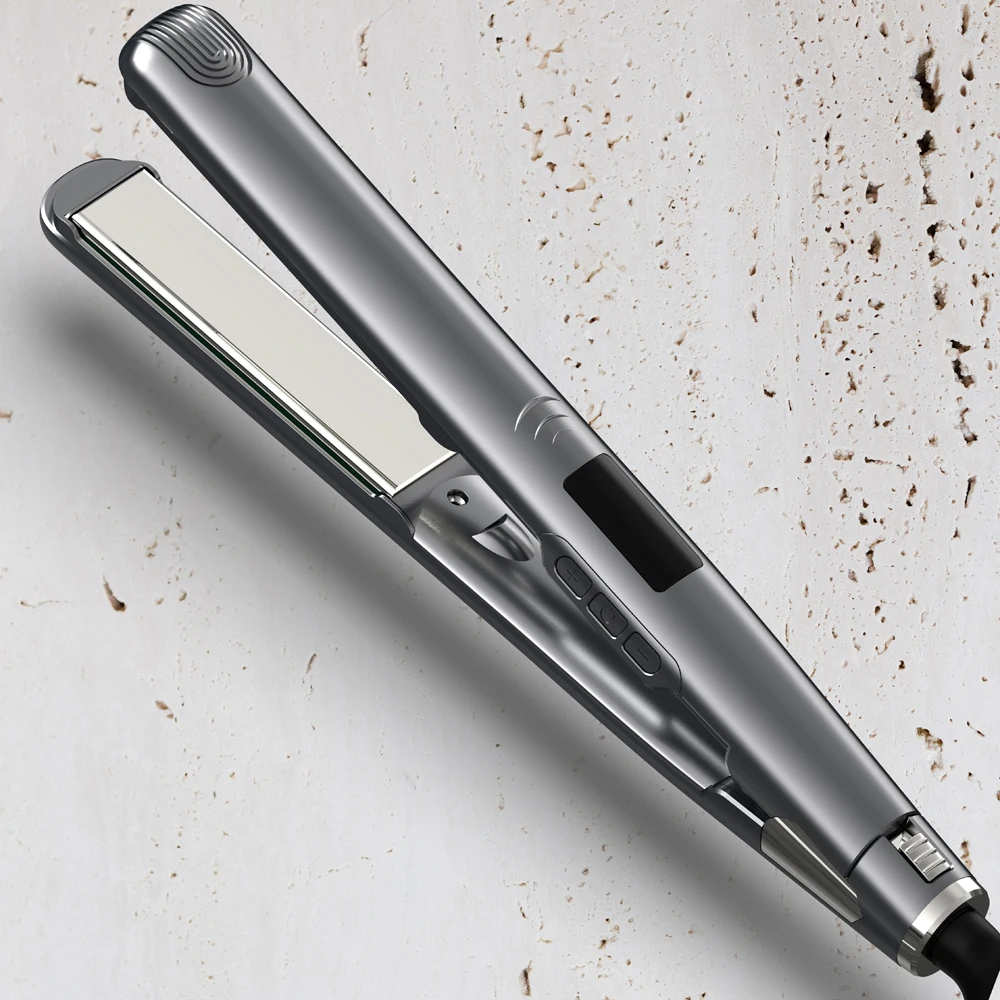 

Профессиональный портативный титановый утюг, 450-градусный выпрямитель для волос с частной торговой маркой, каратский протеин, ионный Planchas De Cabello