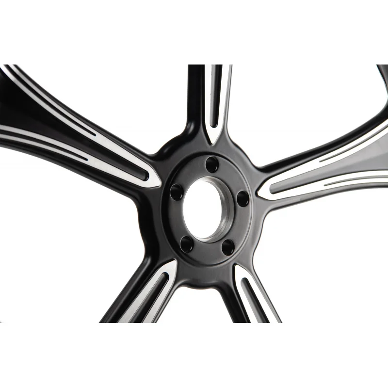 Forged For Harley Rim 26/23/21/18 Inch Gloss Black Finish, Fit 2000+ Softail & Touring, Custom Wheel Replacement