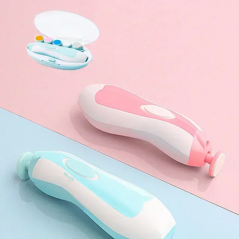 Multifunctional Electric Baby Nail Trimmer Baby Nail File Clippers Toes Fingernail Cutter Trimmer Manicure Tool Set Baby Care