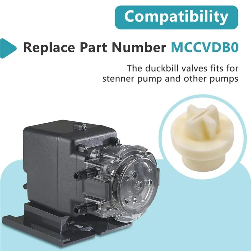 【 الجمعة السوداء】5 قطع غيار صمام فحص منقار البط لمضخة الاستنر والمضخات الأخرى