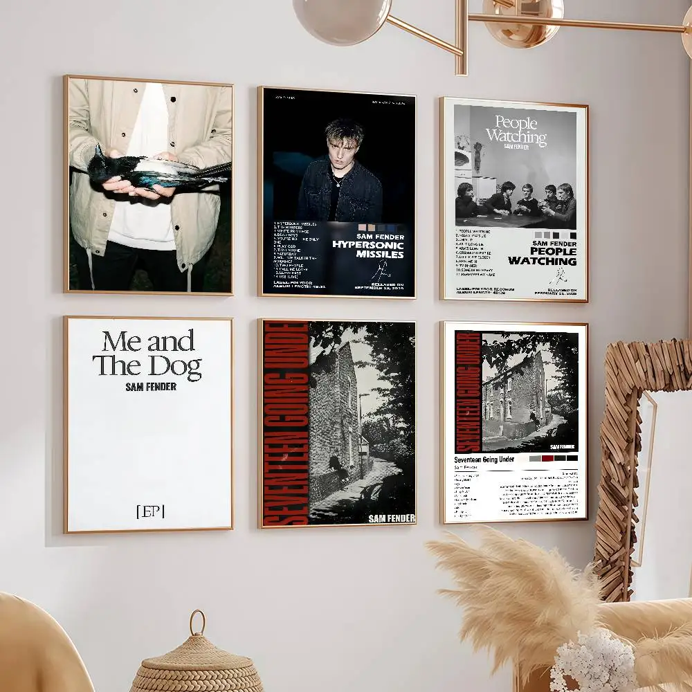 Singer Sam Fender people Watching Posters Dormitory Decorations Bedroom And Living Room Wall Murals Souvenirs