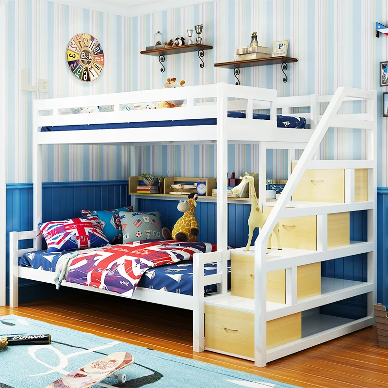 loft bed bunk with stairs home furnitures cheap price good quality metal single wooden child plywood loft bed loft drawers kids