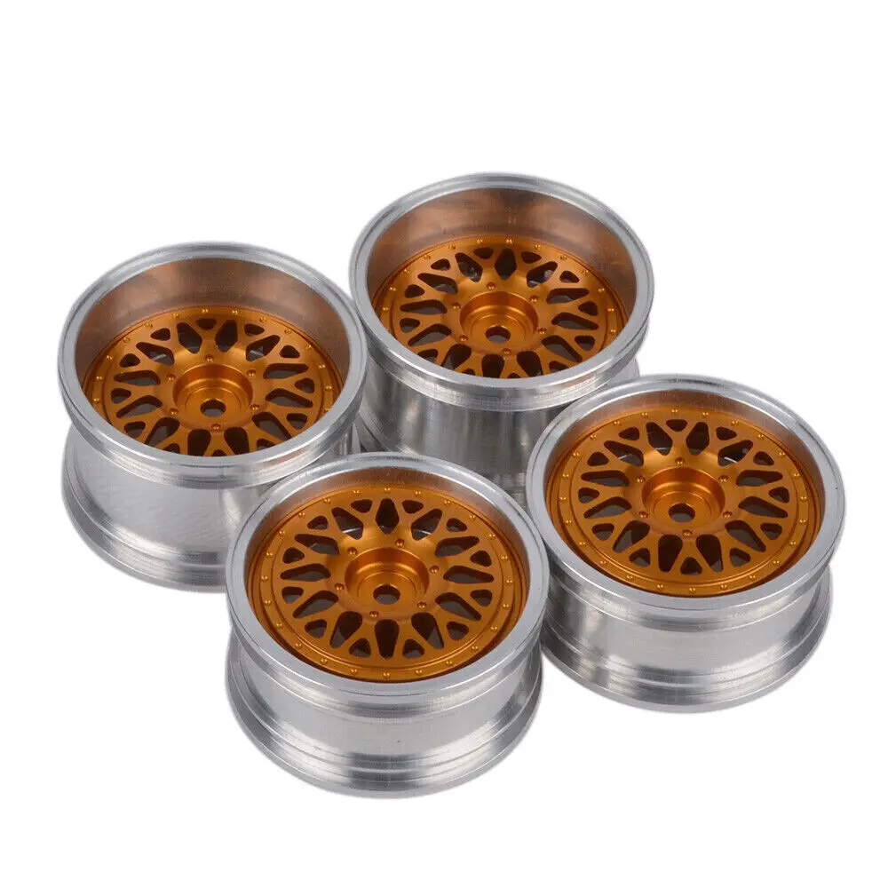 Aluminum Front Rear Wheels Rims Hex 12mm for Tamiya TA01 TA02 Porsche Turbo 934/TA02W/TA03