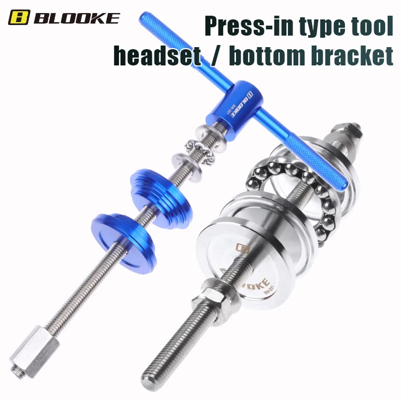 Blooke Mountain Bicycle Headset Install Tool Press Bearings Mtb Bike Steering Box Repair Tools Bottom Bracket Professional BB92