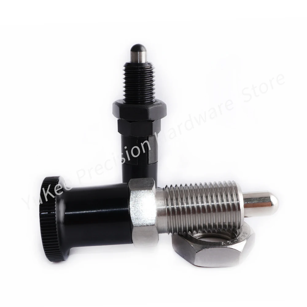 YK210 Indexing Plunger Spring Loaded Plunger Indexing Pin Self Locking Reset Ball Head Positioning Bolt With Nut
