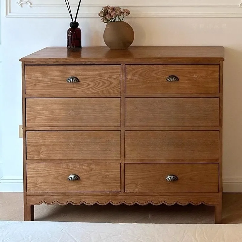 chest of drawers/log wind chest of drawers/shell side cabinet