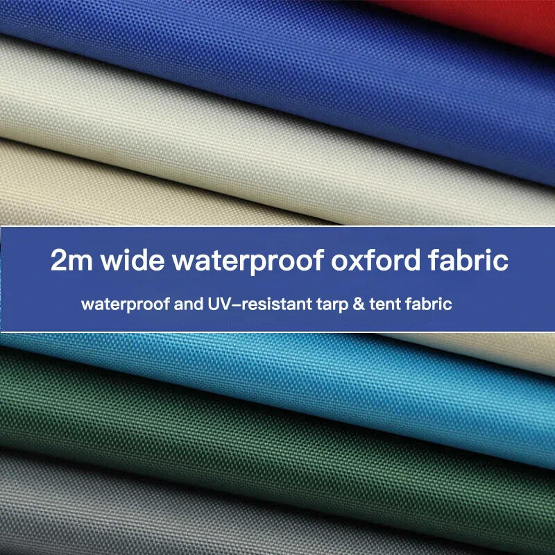 2m Wide Waterproof Oxford Fabric Uv Protection Sun Shade Tarp Windproof Rain Cloth Canopy Barrier Material