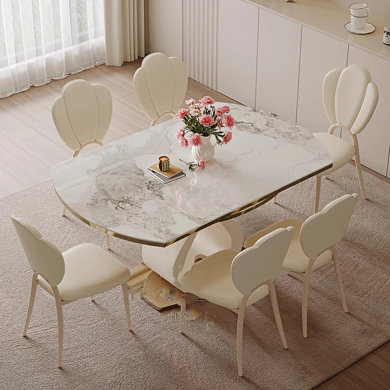 

Design Style Dining Table Minimalist Space Saving Vintage Premium Dining Tables Elegant Luxury Muebles Para Hogar Home Furniture