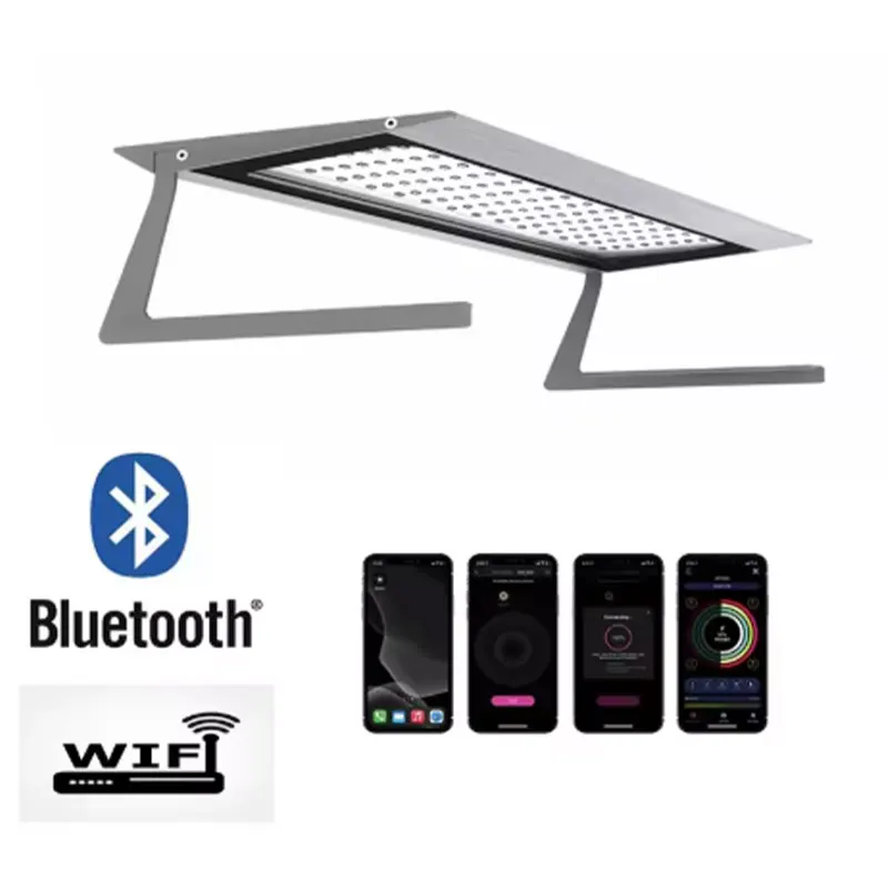 MicMol Aqua Air Pro Series LED Aquarium Light Full Spectrum Smart WiFi Marine Coral Saltwater Fish Tank Lamp Multi SKU