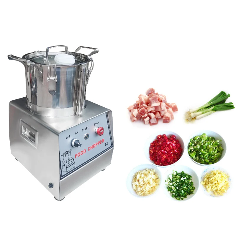 

5L 10L 15L 7L Food Processor Stainless Steel Multifunction Vegetable Chopper Grinder Home Electric Meat Cutter Commercial