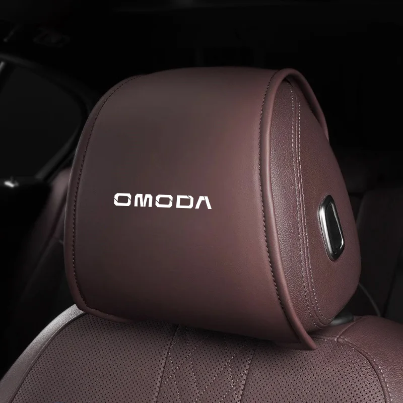 

2 шт. кожаные защитные чехлы на подголовники автомобильных сидений для Omoda JAECOO J7 J6 J7 J8 Phev 2025 2024 2023 Ruigu 9, аксессуары