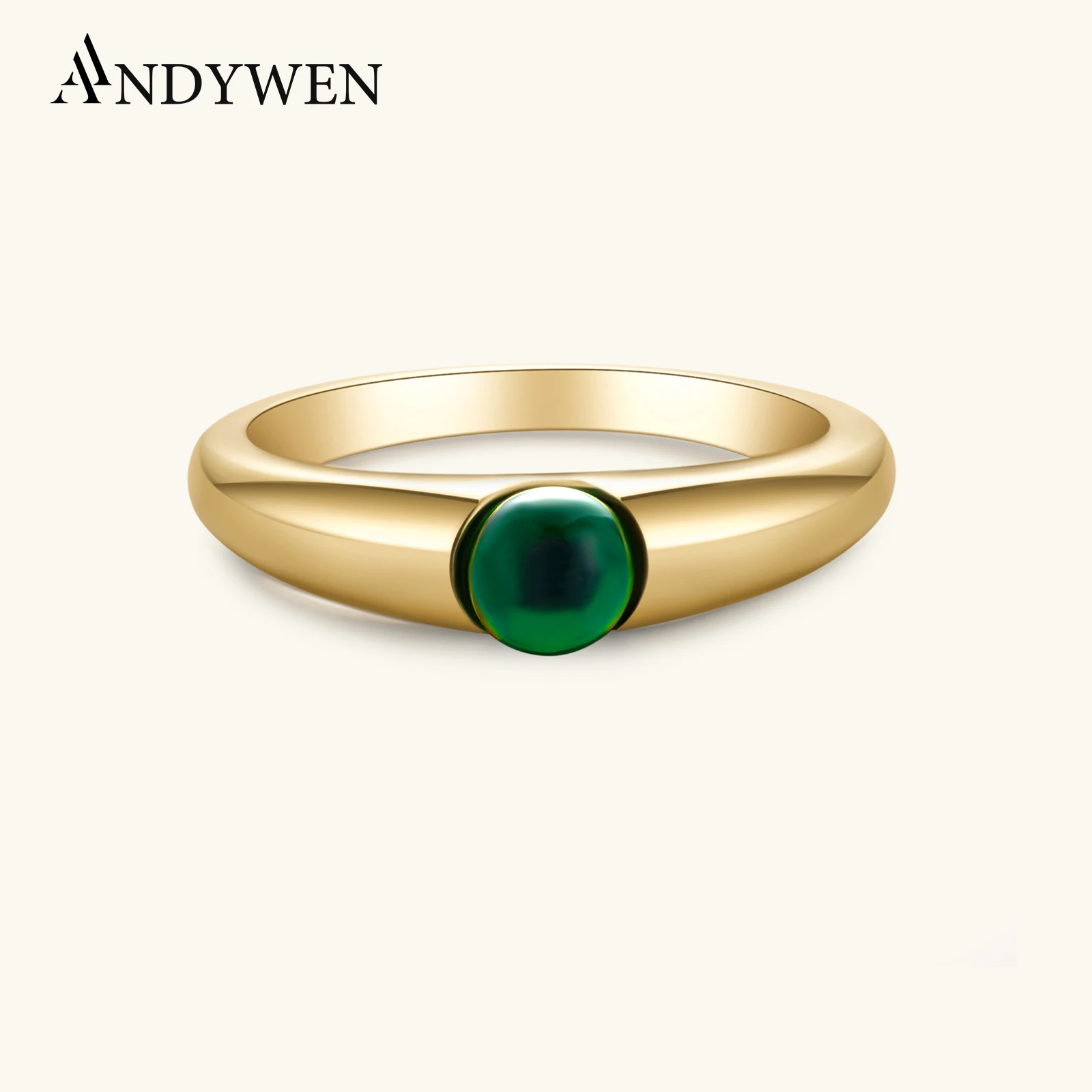 

Женское ювелирное изделие ANDYWEN из стерлингового серебра 925 пробы, роскошное изящное простое модное ювелирное изделие на годовщину свадьбы, День матери, 2024